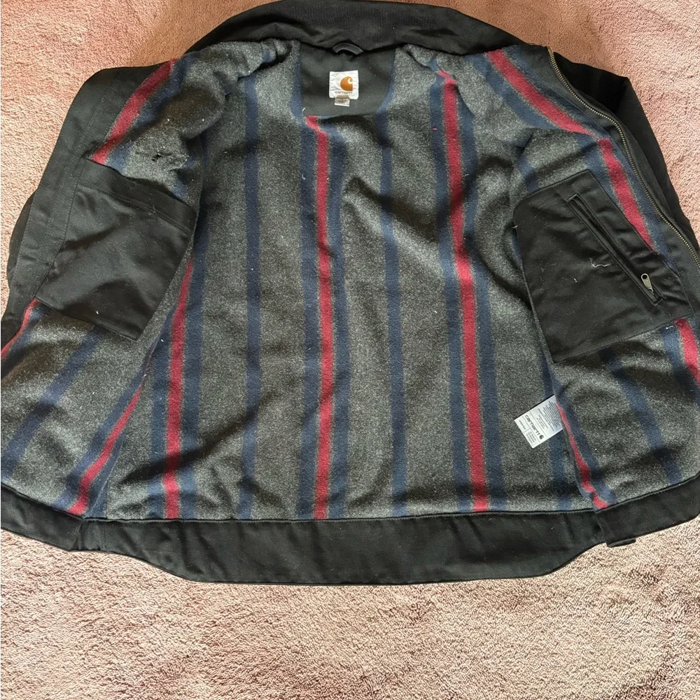 WT Vintage Y2K Carhartt cropped‎ full zip detriot style faded workwear jacket